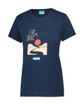 SHIMANO Camiseta de manga corta - GRAPHIC TEE - azul