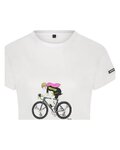 SHIMANO Camiseta de manga corta - SENTIERO LTD - blanco