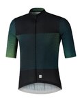 SHIMANO jersey de manga corta - BREAKAWAY - verde/negro