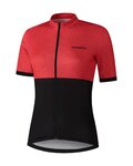 SHIMANO jersey de manga corta - ELEMENT - rojo/negro