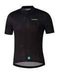 SHIMANO jersey de manga corta - ELEMENT - negro