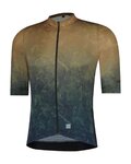 SHIMANO jersey de manga corta - EVOLVE - beige/azul