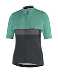 SHIMANO jersey de manga corta - SUMIRE - verde/gris