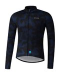 SHIMANO maillot de verano de manga larga - VERTEX TEAM LONG - negro