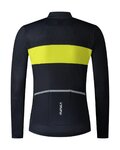 SHIMANO maillot de verano de manga larga - VERTEX TEAM LONG - azul/amarillo