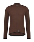 SHIMANO maillot de verano de manga larga - VERTEX THERMAL LONG - marrón