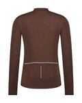 SHIMANO maillot de verano de manga larga - VERTEX THERMAL LONG - marrón