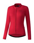 SHIMANO maillot de invierno de manga larga - KAEDE THERMAL LONG - rosa