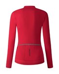 SHIMANO maillot de invierno de manga larga - KAEDE THERMAL LONG - rosa
