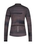 SHIMANO maillot de invierno de manga larga - KAEDE PRINTED LONG - púrpura/gris