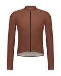 SHIMANO maillot de verano de manga larga - EVOLVE MERINO LONG - marrón