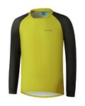 SHIMANO maillot de verano de manga larga - MYOKO LONG WARM - amarillo/negro
