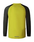 SHIMANO maillot de verano de manga larga - MYOKO LONG WARM - amarillo/negro