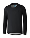 SHIMANO maillot de verano de manga larga - MYOKO LONG WARM - negro