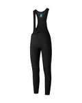 SHIMANO pantalones largos con tirantes - ELEMENT - negro