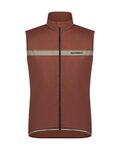 SHIMANO chaleco - EVOLVE WIND INSULATED - marrón