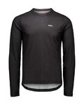 POC maillot de verano de manga larga - MOTION AIR L/S - negro