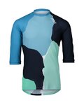 POC jersey de manga corta - MTB PURE 3/4 - azul claro