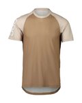 POC jersey de manga corta - MTB PURE TEE - marrón/beige