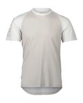 POC jersey de manga corta - MTB PURE TEE - gris/blanco
