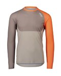 POC maillot de verano de manga larga - MTB PURE - naranja/gris