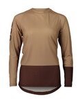 POC maillot de verano de manga larga - MTB PURE - marrón