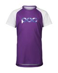 POC jersey de manga corta - ESSENTIAL MTB - púrpura/blanco