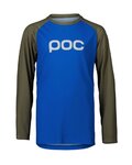 POC maillot de verano de manga larga - ESSENTIAL MTB - azul/verde