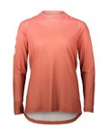 POC maillot de verano de manga larga - ESSENTIAL MTB LITE  - rojo