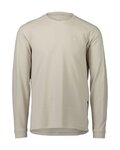 POC maillot de verano de manga larga - POISE CREW - beige