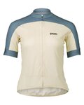 POC jersey de manga corta - ESSENTIAL ROAD LOGO W - beige/azul