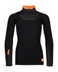 POC camiseta de manga larga - RESISTANCE LAYER  - negro/naranja