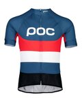 POC jersey de manga corta - ESSENTIAL ROAD LOGO - rojo/azul/blanco/negro