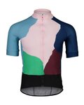 POC jersey de manga corta - ESSENTIAL ROAD PRINT - azul/verde/granate