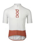 POC jersey de manga corta - ESSENTIAL ROAD - blanco/marrón