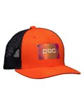 POC tapa - ESSENTIAL MTB CAP - negro/naranja
