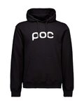 POC sudadera - HOOD - negro/blanco