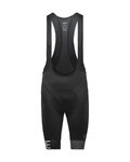 GORE pantalones cortos de tirantes - C5 OPTI - negro/blanco