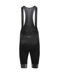 GORE pantalones cortos de tirantes - C5 OPTI - negro/blanco