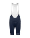 GORE pantalones cortos de tirantes - C5 OPTI - azul/blanco
