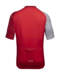 GORE jersey de manga corta - C5 - rojo/blanco