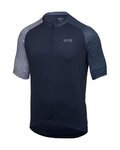 GORE jersey de manga corta - C5 - azul/blanco