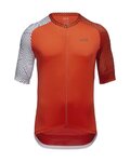 GORE jersey de manga corta - C5 - blanco/naranja
