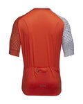 GORE jersey de manga corta - C5 - blanco/naranja