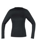 GORE camiseta de manga larga - M WMN BL THERMO LS - negro