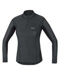GORE camiseta de manga larga - GWS BL THERMO - negro