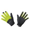 GORE guantes de dedos largos - C5 GTX - amarillo/negro