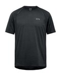 GORE Camiseta de manga corta - R3 - negro