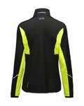 GORE chaqueta cortaviento - R3 PARTIAL GTX - negro/amarillo