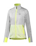 GORE impermeable - DRIVE WMN - blanco/amarillo